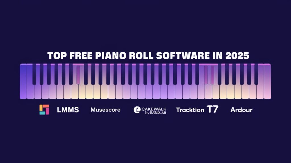 Top Free Piano Roll Software in 2025